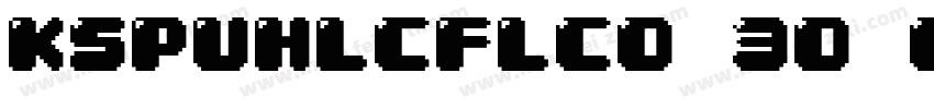 KSPUHLCFLC0 30 0字体转换